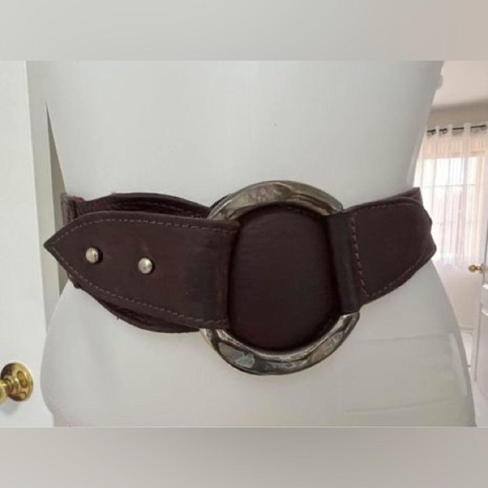 Leather belt